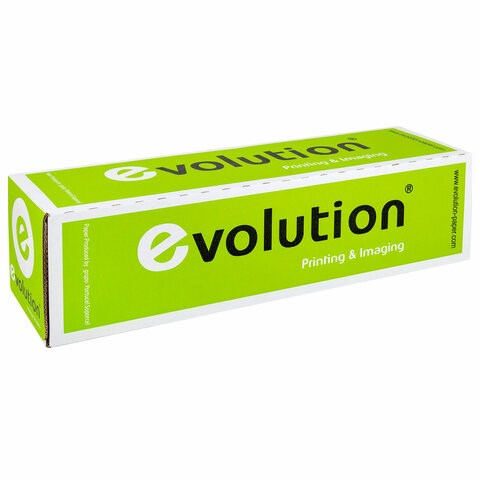 Бумага широкоформатная 620 мм х 175 м х втулка 76 мм, 75 г/м2, CIE 166-172%, EVOLUTION EXTRA, 2104121 116516