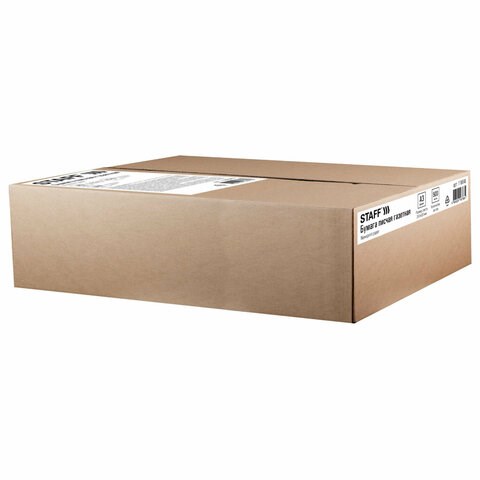 Бумага газетная БОЛЬШОГО ФОРМАТА А3, 43-47 г/м2, 500 л, для офиса, дома и творчества, STAFF, 116646 116646