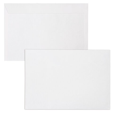 Конверты С4 (229х324 мм), отрывная лента, внутренняя запечатка, 90 г/м2, КОМПЛЕКТ 50 шт., BRAUBERG, 112179 112179