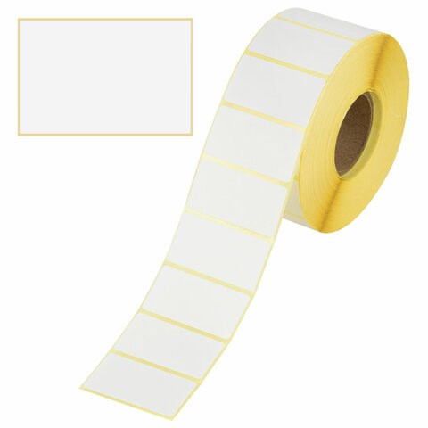 Этикетка ТермоТоп (47х26 мм), 2000 этикеток в ролике, светостойкость до 12 месяцев 126102