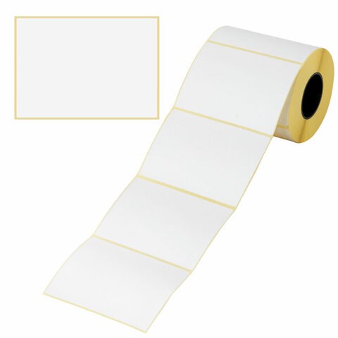 Этикетка ТермоЭко (100х72 мм), 500 этикеток в ролике, светостойкость до 2 месяцев, 115619 115619