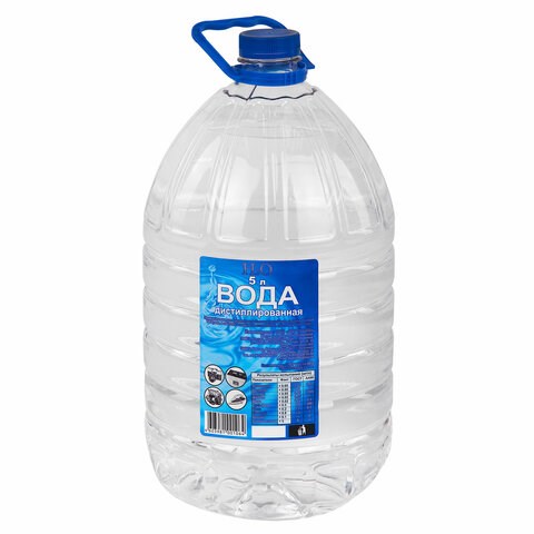 Вода дистиллированная 5 л 609133