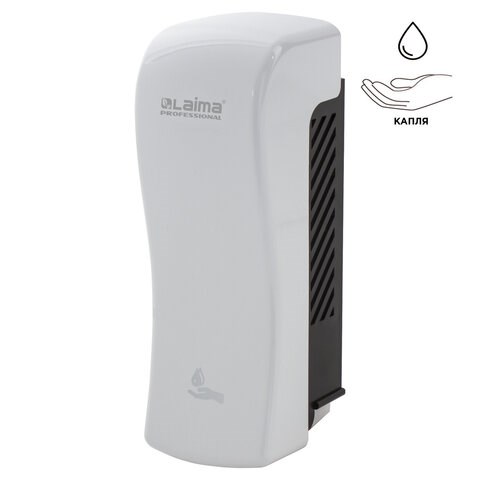 Дозатор для жидкого мыла LAIMA PROFESSIONAL ORIGINAL, НАЛИВНОЙ, 0,8 л, белый, ABS-пластик, 605774 605774