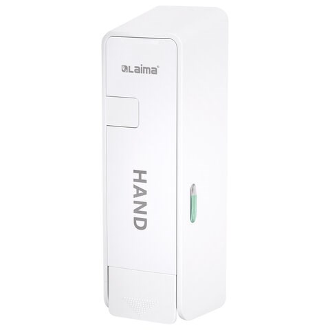 Дозатор для жидкого мыла LAIMA ULTRA, НАЛИВНОЙ, 0,38 л, белый, ABS-пластик, 609106, MD-9029W 609106