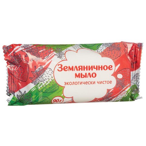 Мыло туалетное 90 г, "Земляничное" АГРОПРОМ-ЮГ, натуральное, 925454 609768