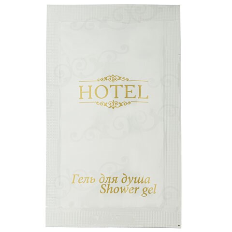 Гель для душа одноразовый 10 мл, КОМПЛЕКТ 500 шт., HOTEL, саше, флоупак, 2000113 608048