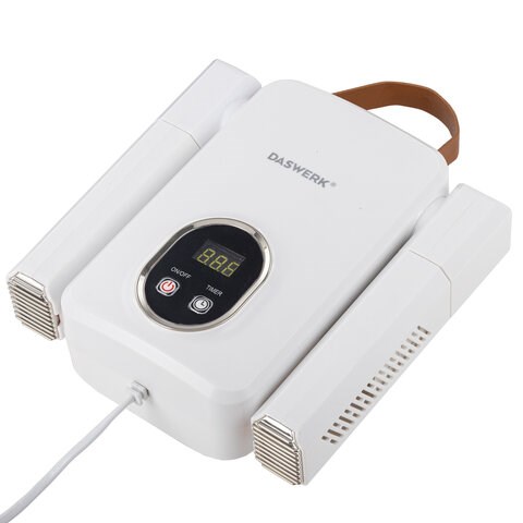 Сушилка для обуви, варежек, перчаток, складная, с подсветкой и таймером, 110 Вт, DASWERK NANO SD12, 456789 456789