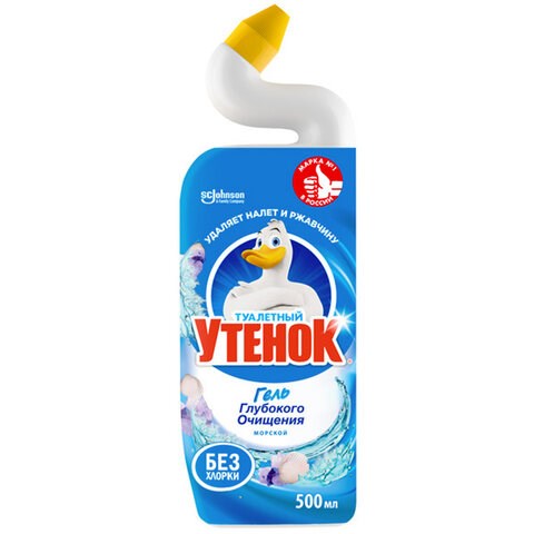 Средство для уборки туалета 500 мл, ТУАЛЕТНЫЙ УТЕНОК "Морской" 600328