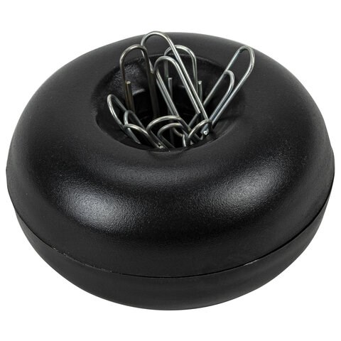 Скрепочница магнитная STAFF, черный корпус, 226825 226825