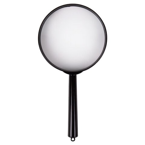 Лупа просмотровая BRAUBERG, диаметр 90 мм, увеличение 3, 451801 451801