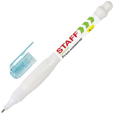 Ручка-корректор STAFF "EVERYDAY", 5 мл, металлический наконечник, круглый корпус, 227567 227567