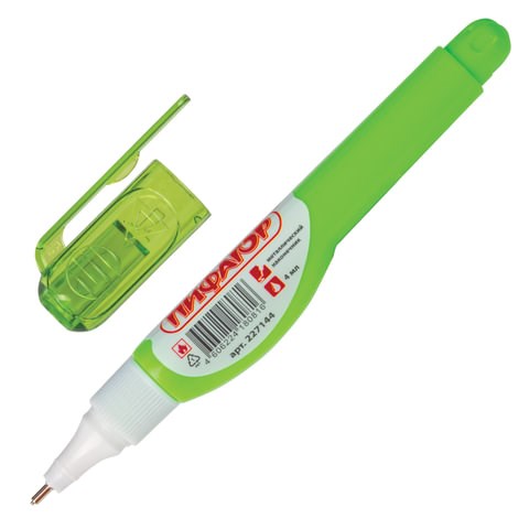 Ручка-корректор ПИФАГОР, 4 мл, металлический наконечник, 227144 227144