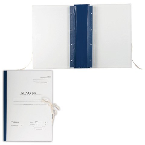 Папка архивная для переплета "Форма 21", А4 (320х228 мм), 70 мм, с гребешками, 4 отверстия, STAFF, 127133 127133