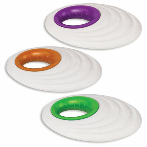 Ластик большой BRAUBERG "Fruity", 65х40х13 мм, белый, пластиковый держатель ассорти, 228721 228721