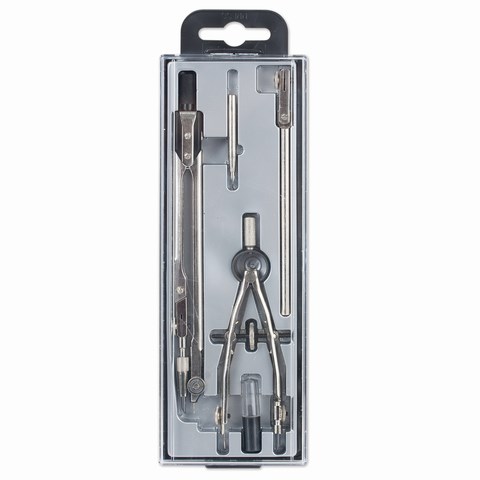 Готовальня 5 предметов, пластиковый пенал, GLOBUS, НЧ5-70-50 210419