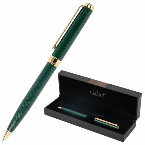 Ручка подарочная шариковая GALANT "Ando Emerald", корпус изумруд, детали золото, узел 0,7 мм, линия письма 0,5 мм, синяя, 144175 144175