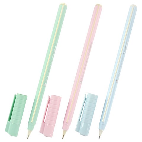 Ручка шариковая BRUNO VISCONTI "FreeWrite Zefir", синяя, 3 вида, 0,7 мм, линия 0,5 мм, 20-0327/03 144304