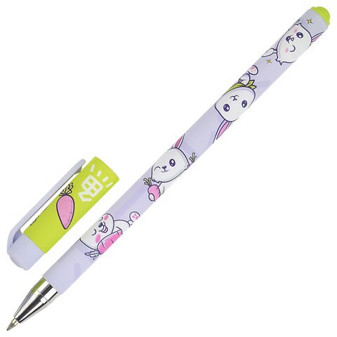 Ручка шариковая BRUNO VISCONTI "HappyWrite", синяя, Kawaii.Зайчик, 0,5 мм, линия 0,38 мм, 20-0215/59 144305