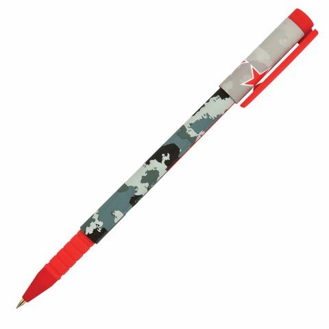 Ручка шариковая BRUNO VISCONTI FunWrite, СИНЯЯ, "Military blue", узел 0,5 мм, линия письма 0,3 мм, 20-0212/17 143595