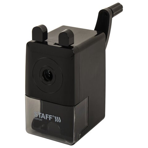 Точилка механическая STAFF "EVERYDAY" MS-796, корпус черный, 229796 229796