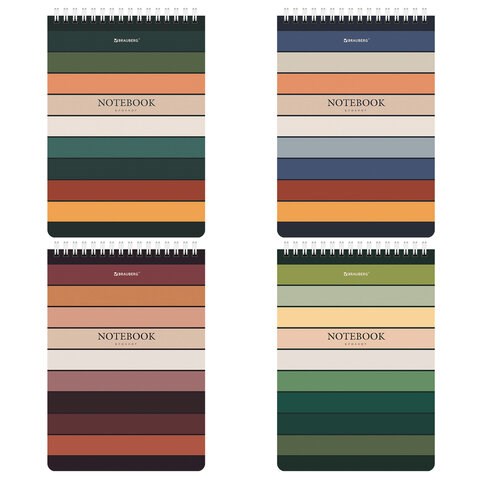 Блокнот А5 (146х206 мм), 60 л., гребень, картон, клетка, BRAUBERG, "Classic", 114359 114359