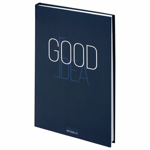 Блокнот БОЛЬШОЙ ФОРМАТ (205х290 мм) А4, 128 л., твердый, клетка, STAFF, "Good Idea", 114406 114406