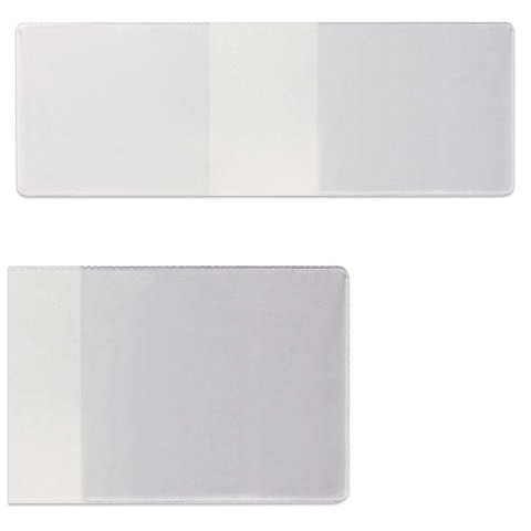 Обложка для студенческого билета, удостоверения, 104х74 мм, ПВХ, прозрачная, ДПС, 1098.К 235871