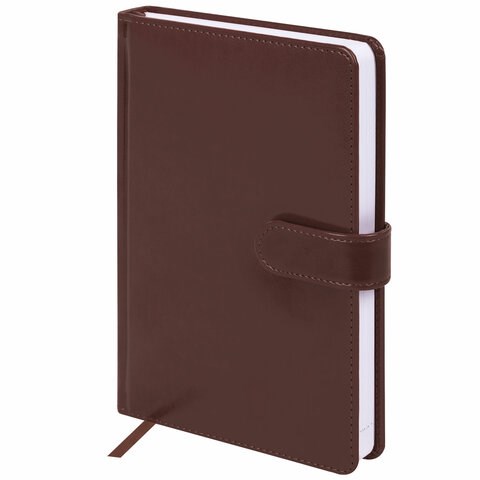 Ежедневник недатированный А5 148х218 мм GALANT "Ritter", под кожу, 160 л., коричневый, 114466 114466