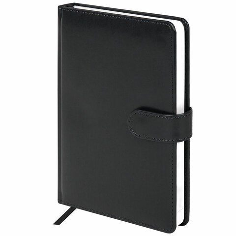 Ежедневник недатированный А5 148х218 мм GALANT "Ritter", под кожу, 160 л., черный, 114464 114464