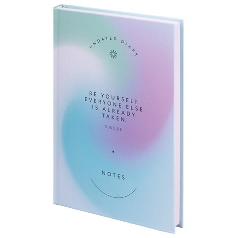 Ежедневник недатированный А5 (145х215 мм), ламинированная обложка, 128 л., STAFF, "Gradient", 113534 113534