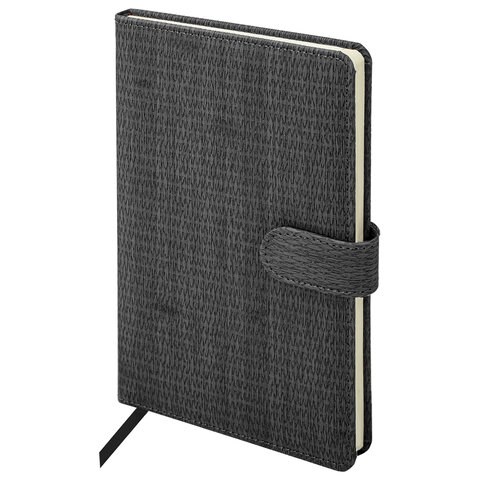 Еженедельник датированный 2025 А5 145х215 мм BRAUBERG "Augustus", под кожу, черный, 115951 115951