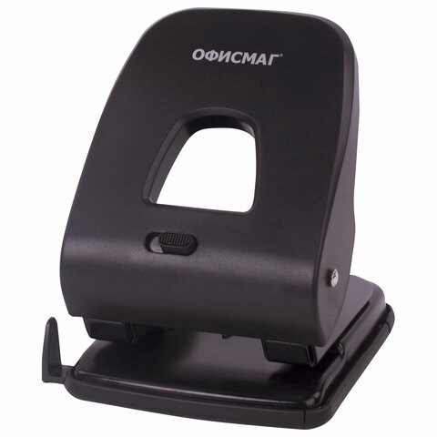 Дырокол ОФИСМАГ SUPER-40, до 40 листов, черный, 229696 229696