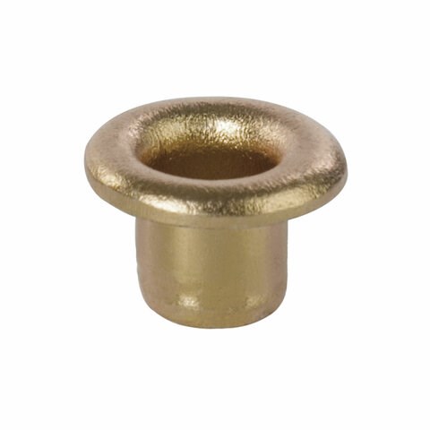 Люверсы золотистые КОМПЛЕКТ 250 шт., внутренний диаметр 4,8 мм, длина 4,6 мм, BRAUBERG, 272764 272764