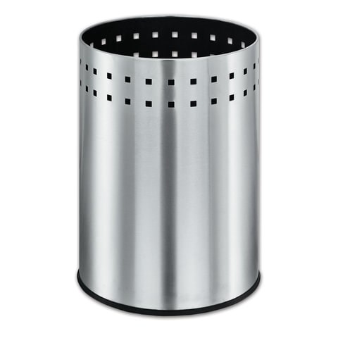 Урна-корзина для мусора 12 литров "Bionic", МАТОВАЯ, перфорированная, LAIMA, 232268 232268