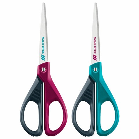 Ножницы MAPED (Франция) "Essential Green", 170мм, ассорти, цвет ассорти, 468002 273975