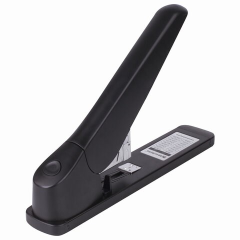 Степлер МОЩНЫЙ №24/6-23/24 BRAUBERG "Heavy duty MX", до 200 листов, черный, 222564 222564