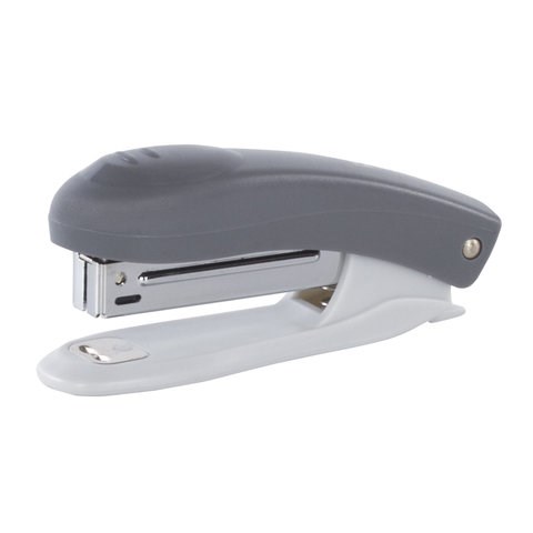 Степлер №10 BRAUBERG "Original", до 12 листов, с антистеплером, серый, 222531 222531