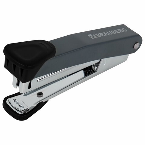 Степлер №10 металлический BRAUBERG "UNIVERSAL GT", до 16 листов, с антистеплером, черный, 272750 272750
