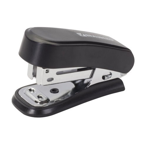 Степлер №24/6, 26/6 МИНИ BRAUBERG "Standard", до 25 листов, с антистеплером, черный, 226849 226849