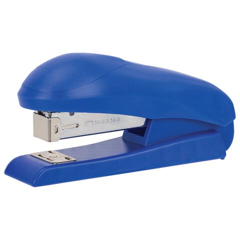Степлер №24/6, №26/6 BRAUBERG "UNIVERSAL", до 30 листов, на 100 скоб, синий, 272718 272718