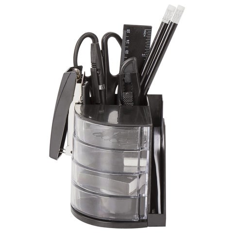 Канцелярский набор STAFF "Веер", 13 предметов, в форме веера, невращающаяся конструкция, 230744 230744