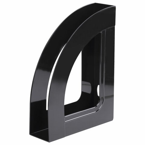 Лоток вертикальный для бумаг BRAUBERG ECONOMY, 220х70х290 мм, черный, 238112 238112