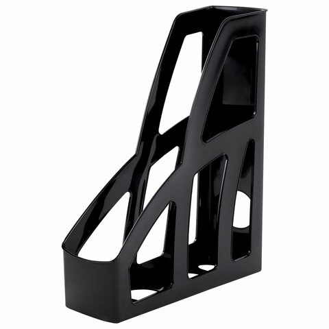 Лоток вертикальный для бумаг BRAUBERG FILE, 250х75х300 мм, черный, 238111 238111