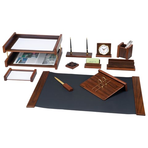 Набор подарочный настольный BESTAR "Platon" из дерева, 11 предметов, цвет "орех", 236372 236372