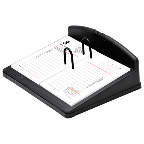 Подставка под календарь календарь STAFF "EVERYDAY", 230х180х85 мм, черный, 238788 238788