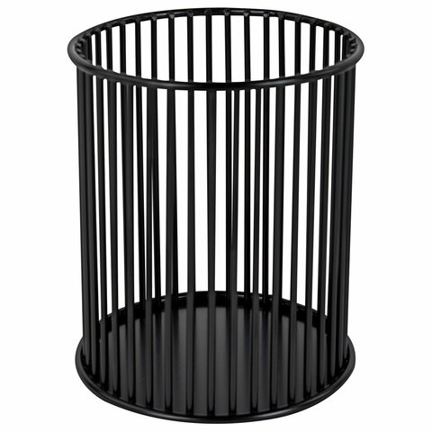 Органайзер стаканчик для косметики и мелочей MONTE VITA, металлический, 100х80 мм, черный, 272485 272485