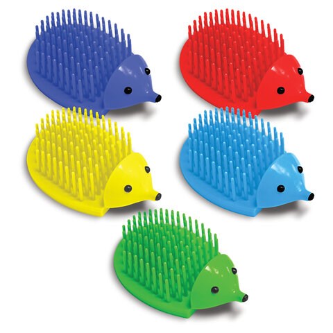 Подставка-держатель ПИФАГОР "Ежик" для пишущих принадлежностей, настольная, пластик, АССОРТИ, 237173 237173