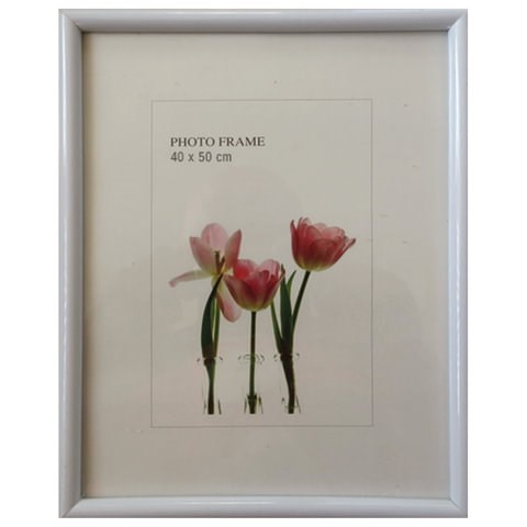 Рамка премиум 40х50 см, пластик, багет 13 мм, "Maria", белая, 5052-16-0001 390756