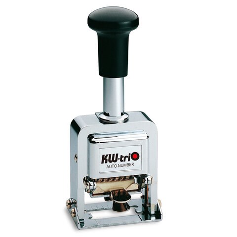Нумератор KW-trio, 6-разрядный, автоматический, металлический, 20600 230616
