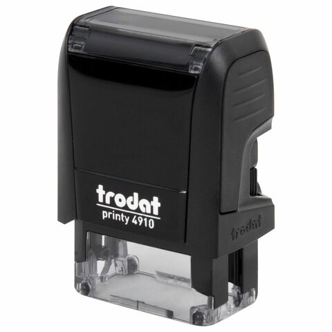 Оснастка для штампа, размер оттиска 26х9 мм, синий, TRODAT 4910 P4, подушка в комплекте, 56876 238362